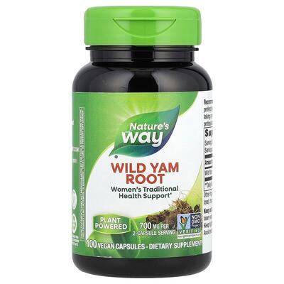 Дикий ямс Nature's Way Wild Yam, 100 капсул