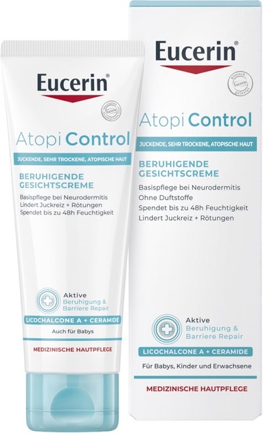 Крем Eucerin AtopiControl успокаивающий, для сухой и атопической кожи, 50 мл