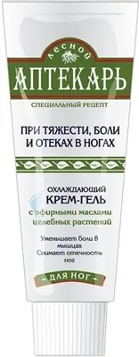 Крем-гель для ніг Лесной Аптекарь охолоджуючий, 75 мл
