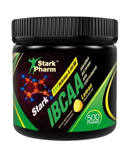 Аминокислоты Stark Pharm Stark IBCAA 2-1-1 & Vit B6 Delicious вкус лимон, 500 г
