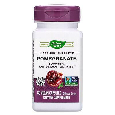 Гранат Nature's Way Pomegranate 350 мг стандартизированный, 60 капсул