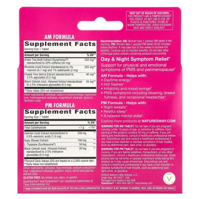 Періменопауза жіноча формула Nature's Way PeriMenopause Formula AM/PM, 60 таблеток