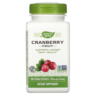 Клюква Nature's Way Cranberry экстракт ягод 465 мг, 180 капсул