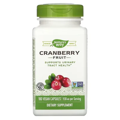Журавлина Nature's Way Cranberry екстракт ягід 465 мг, 180 капсул