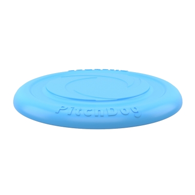 Игрушка летающий диск Collar 62472 PitchDog для апортировки для собак, 24 см, голубая
