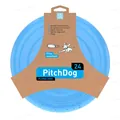 Іграшка літаючий диск Collar 62472 PitchDog для апортировки для собак, 24 см, блакитна