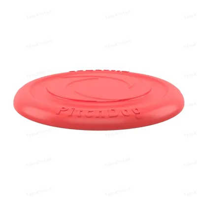 Іграшка літаючий диск Collar 62477 PitchDog для апортировки для собак, 24 см, рожева