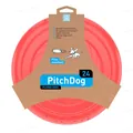 Іграшка літаючий диск Collar 62477 PitchDog для апортировки для собак, 24 см, рожева