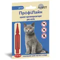Краплі ProVET Profiline від бліх та кліщів для котів вагою до 4 кг, 1 піпетка по 0,5 мл