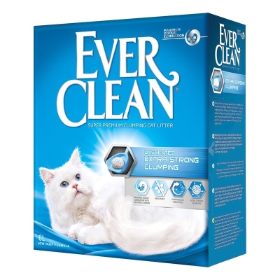 Наполнитель Ever Clean Extra strong clumping бентонитовый, без аромата, 6 л