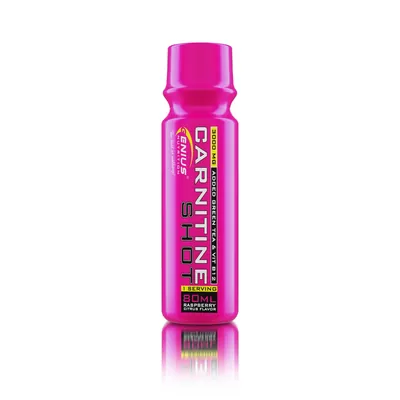 L-карнітин Genius Nutrition Carnitine Shot малина, 80 мл