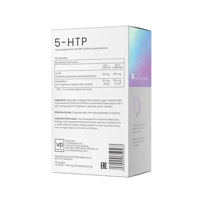 5-гідрокситриптофан VPLab 5-HTP, 60 капсул