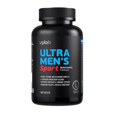 Мультивітаміни для чоловіків VPLab Ultra Men's Sport Multivitamin Formula, 180 каплет