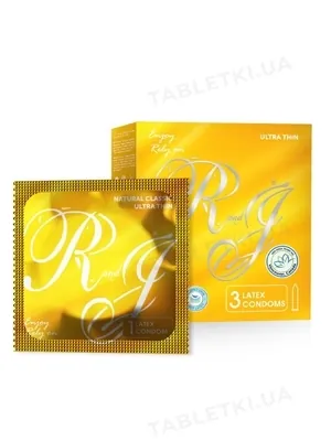 Презервативи R and J Ultra thin ультратонкі, 3 штуки