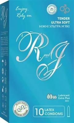 Презервативи R and J Ultra Soft ультрам'які, 10 штук