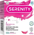 Презервативи Serenity Woman`s Feeling Naturel Classic класичні, 3 штуки