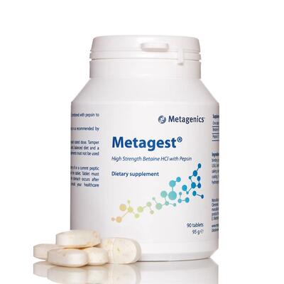 Метаджест Metagenics SpectraZyme Metagest таблетки по 1 г №90 во флак. стекл.