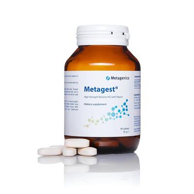 Метаджест Metagenics SpectraZyme Metagest таблетки по 1 г №90 во флак. стекл.