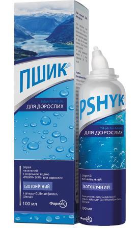 Пшик спрей наз. д/взрос. 0.9 % по 100 мл во флак.