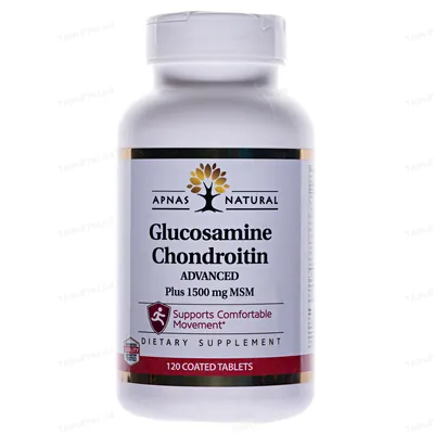 Глюкозамін хондроїтин 21st Century Sentry Glucosamine Chondroiti + МСМ 1500 мг, таблетки №120