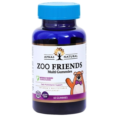 Мульти Зоо Друзья Apnas Natural таблетки жевательные в форме мишек №60