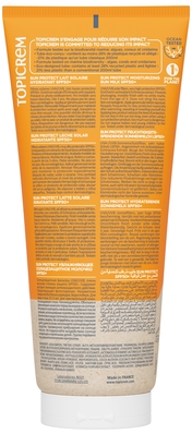 Молочко для лица и тела Topicrem Sun Protect SPF50+ увлажняющее солнцезащитное, 200 мл