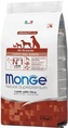 Корм сухий Monge Dog All Breeds Puppy Junior для цуценят всіх порід з ягням та рисом, 2,5 кг