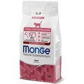 Корм сухой Monge Kitten для котят возрастом от 1 до 12 месяцев с говядиной, 1,5 кг