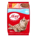 Корм сухой Мяу! для взрослых кошек с карасем, 300 г