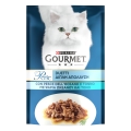 Корм влажный Purina Gourmet Perle Duo с океанической рыбой и тунцем минифиле в подливе, 85 г