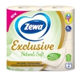 Туалетний папір Zewa Exclusive Natural Soft біло-кремовий 4 шари, 4 рулони