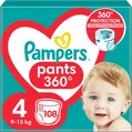 Підгузки-трусики Pampers Pants Active Baby дитячі розмір 4, 9-15 кг, 108 шт