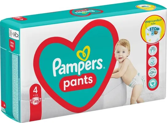 Підгузки-трусики Pampers Pants Active Baby дитячі розмір 4, 9-15 кг, 48 шт