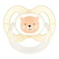 Пустушка силіконова Baby-Nova 28360 ортодонтична плоска з малюнком і кільцем 6-18 місяців, 2 шт