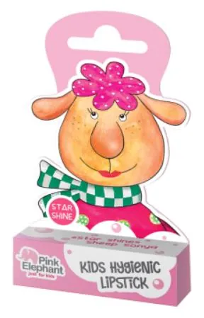 Помада гігієнічна Pink Elephant Овечка Соня, 3,6 г