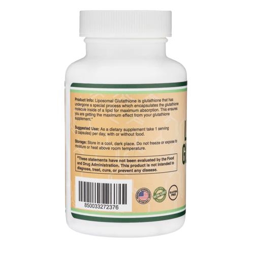 Ліпосомальний глутатіон Double Wood Liposomal Glutathione 500 мг, 60 капсул
