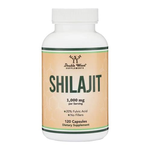 Мумие Double Wood Shilajit Resin 1000 мг, 120 капсул