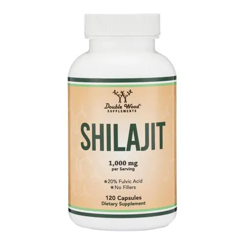 Мумійо Double Wood Shilajit Resin 1000 мг, 120 капсул