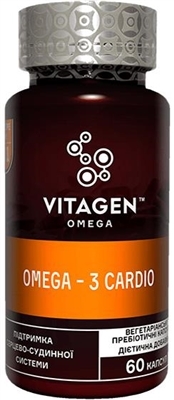 Вітаджен №11 OMEGA-3 CARDIO капсули №60 у флак.