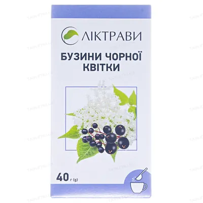 Бузини чорної квітки по 40 г у пач. з внут. пак.