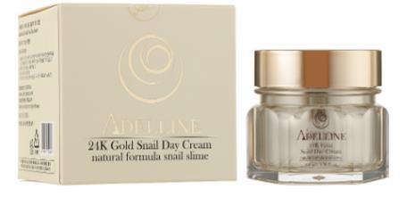 Крем для лица Adelline 24k Gold Snail дневной с коллоидным золотом и муцином улитки, 100 мл