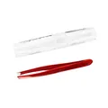 Пінцет для брів Staleks Expert 11 широкі скошені кромки, тип 3 Red