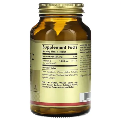 Вітамін С Solgar Vitamin C 1000 мг таблетки №90