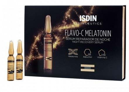 Сироватка для обличчя Isdin Isdinceutics Flavo- C Melatonin Нічна відновлююча, 10х2 мл
