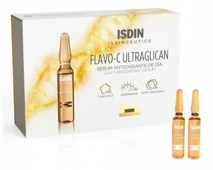 Сироватка для обличчя Isdin Isdinceutics Flavo- C Ultraglican Денна антиоксидантна, 10х2 мл