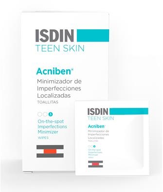Серветки вологі Isdin Acniben Teen Skin, 30 шт