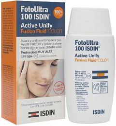 Флюїд для обличчя Isdin Foto Ultra 100 Active Unify Сонцезахисний з тонуючим ефектом SPF 50+, 50 мл