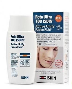 Флюїд для обличчя Isdin Foto Ultra 100 Active Unify Сонцезахисний SPF 50+, 50 мл