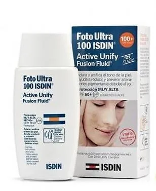 Флюїд для обличчя Isdin Foto Ultra 100 Active Unify Сонцезахисний SPF 50+, 50 мл