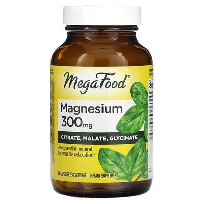 Магний MegaFood Magnesium 300 мг, 60 капсул